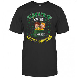 Nice Lucky Charms St Patricks Day 1St Grade Teacher T-Shirt